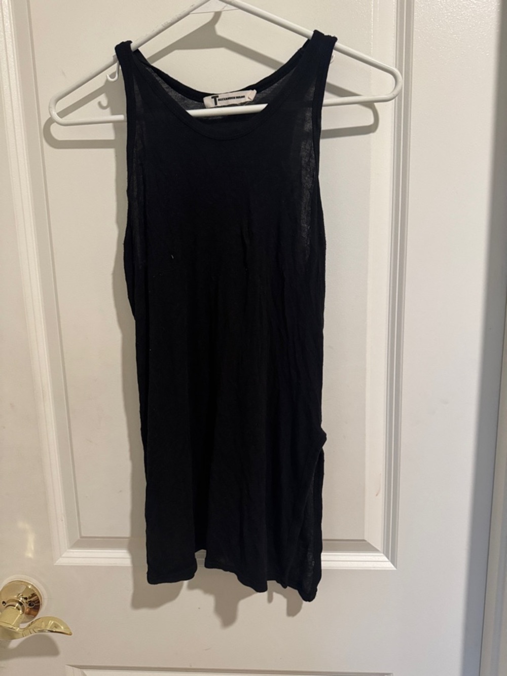 Black Sleeveless Tank Dress